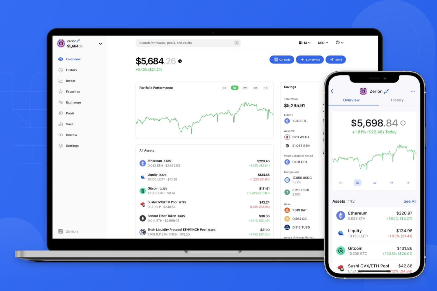 Zerion wallet case study hero