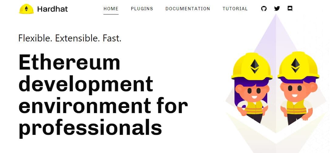 Hardhat Ethereum development framework logo