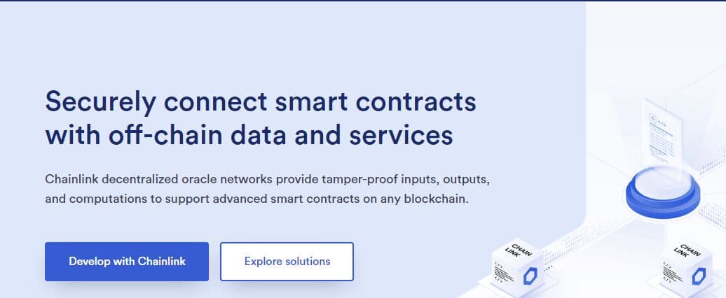 Chainlink decentralized oracle network logo