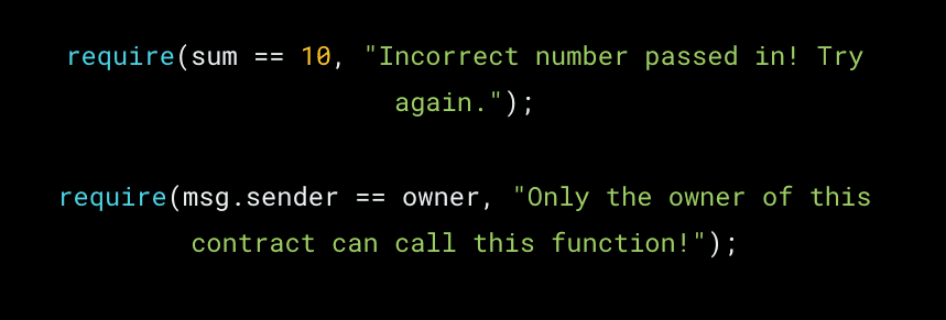 The basic example demonstrates how to use the require statement