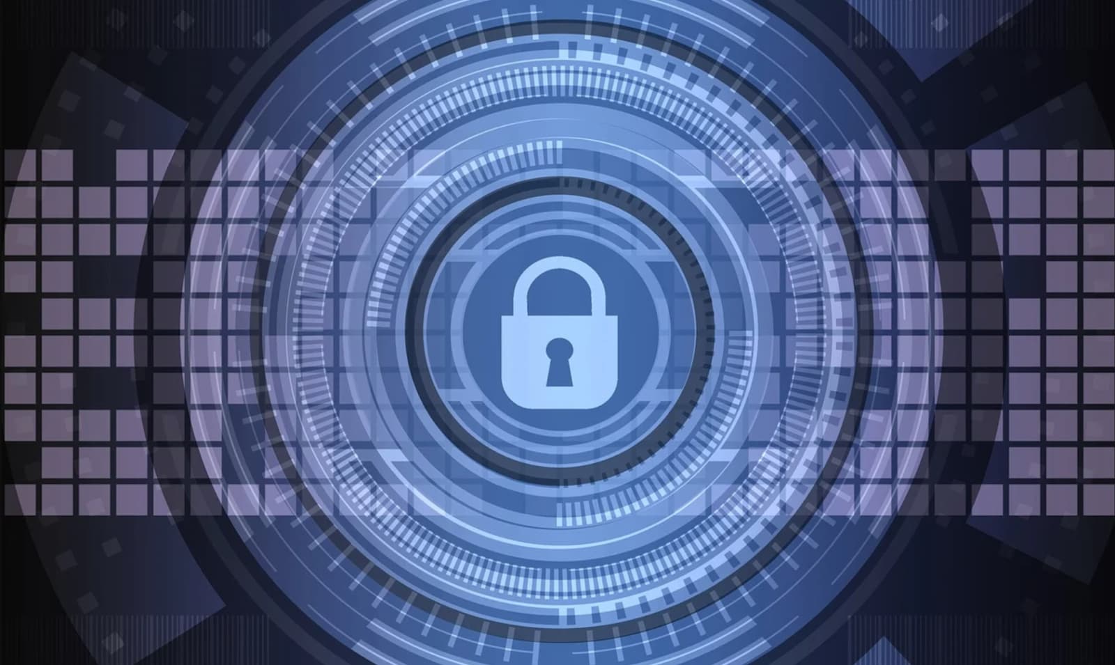 代表智能合约安全风险的网络安全概念图