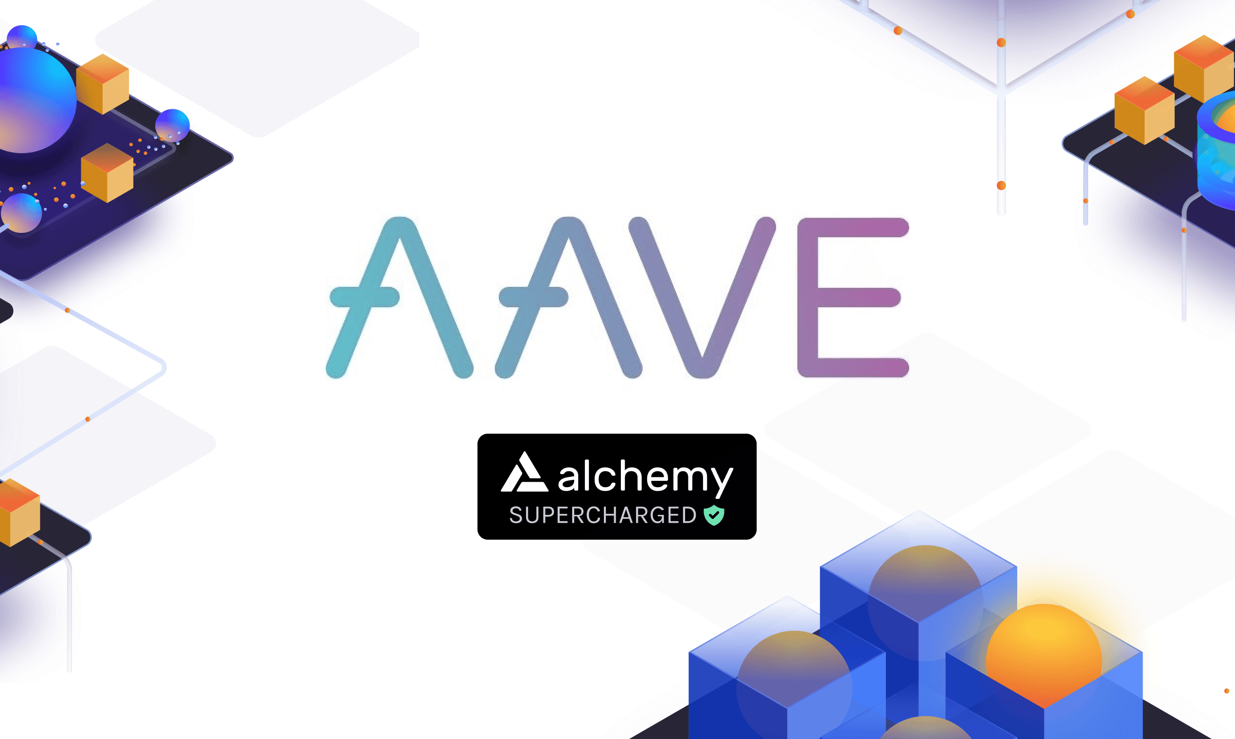 Aave and Alchemy customer story banner