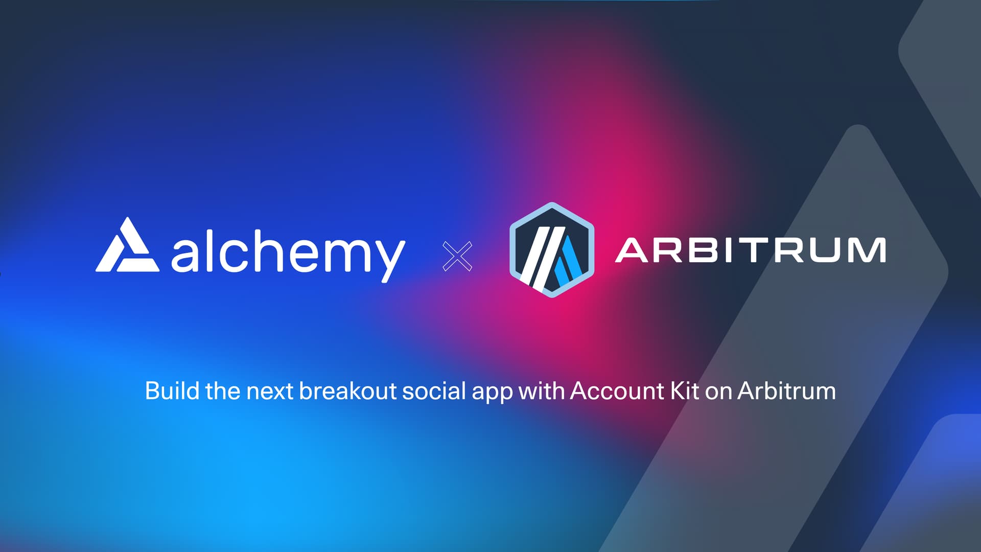 Build the next breakout social app with Account Kit on Arbitrum