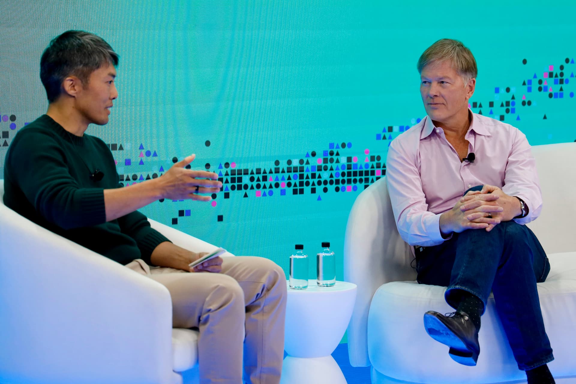Dan Morehead and Joe Lau onstage at CoBuild 2026