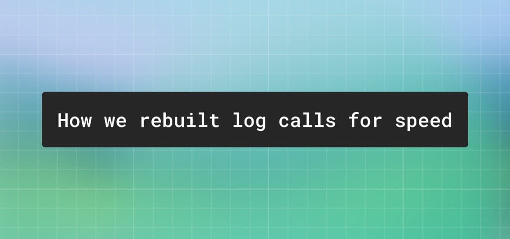 How we rebuilt historical logs for speed