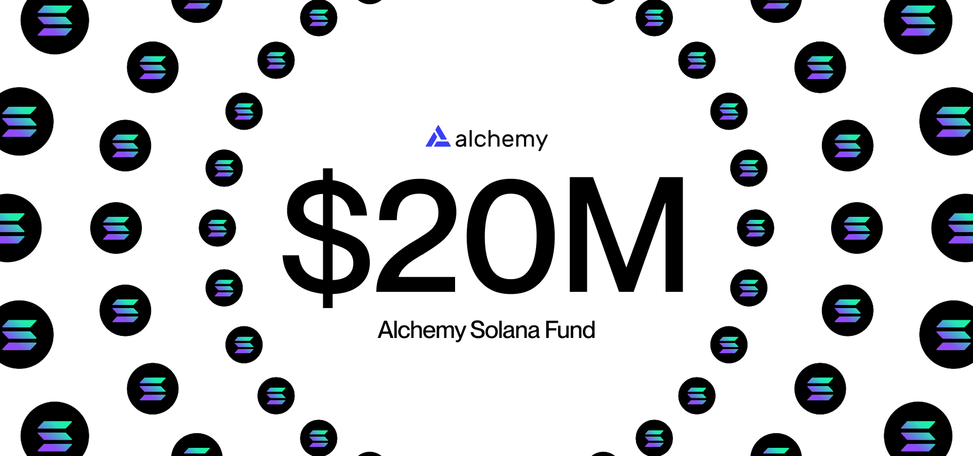 Introducing the $20M Alchemy Solana Fund — credits for Solana builders