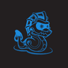 Robot Sea Monster Logo