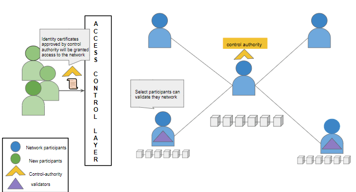 In a permissioned blockchain, participation is restricted to only authorized entities.