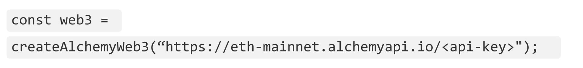 Alchemy code - API key