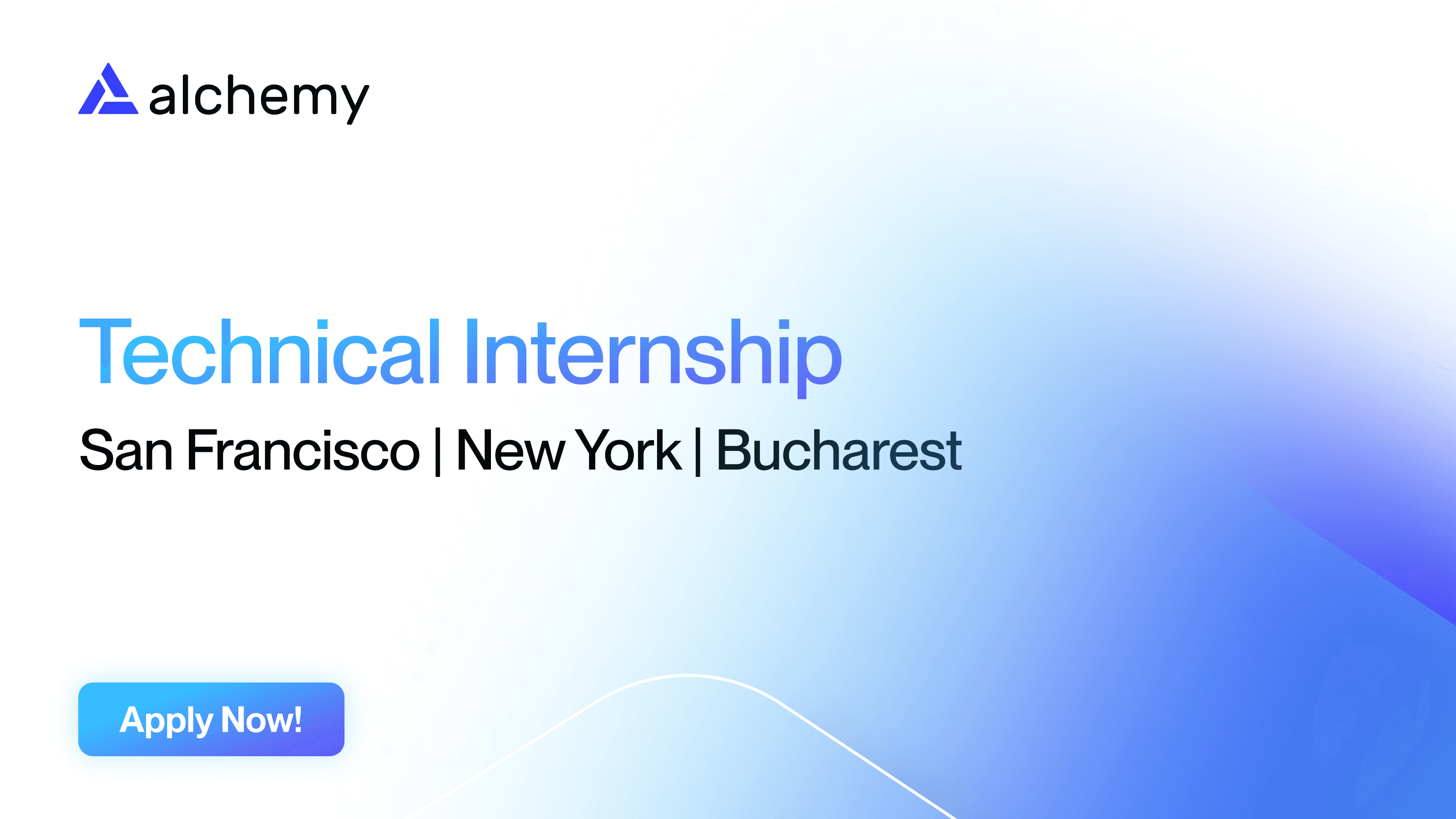 Alchemy 2025 internship program announcement