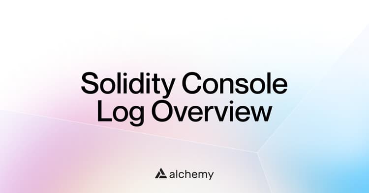 What is the Solidity console log?