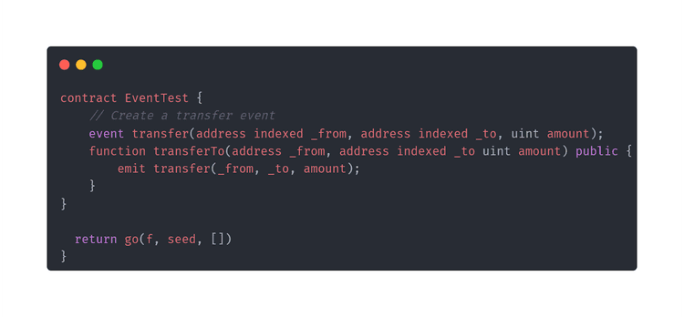 What are events in Solidity?
